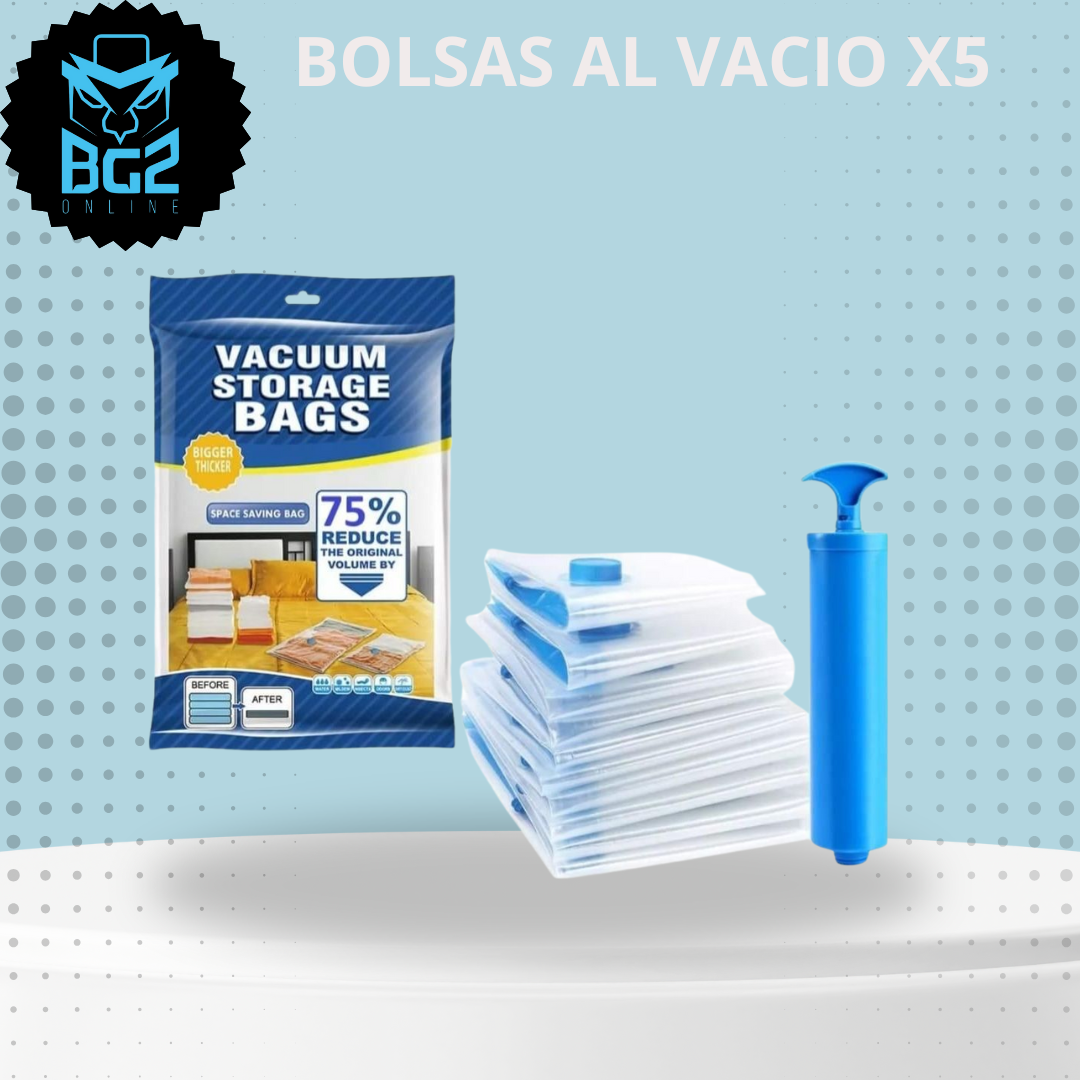 BOLSAS AL VACIO X5